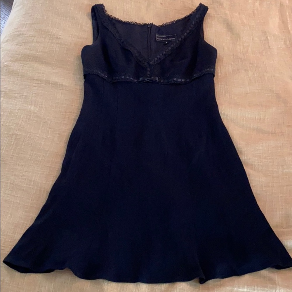 Vintage Nanette Lepore Little Black Dress - Picture 2 of 5
